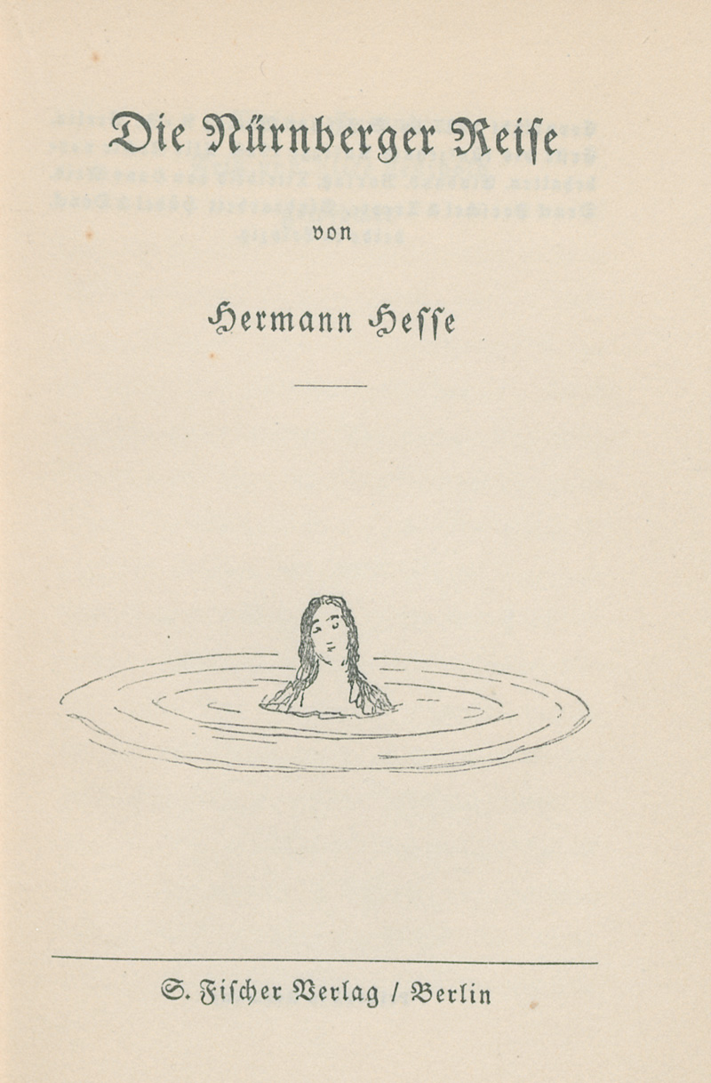 Lot 3144, Auction 127, Hesse, Hermann, Die Nürnberger Reise