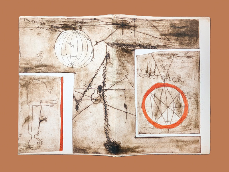 Lot 3146, Auction 127, Geh durch den Spiegel und Heyboer, Anton, Folge 37/1963 mit sechs Radierungen