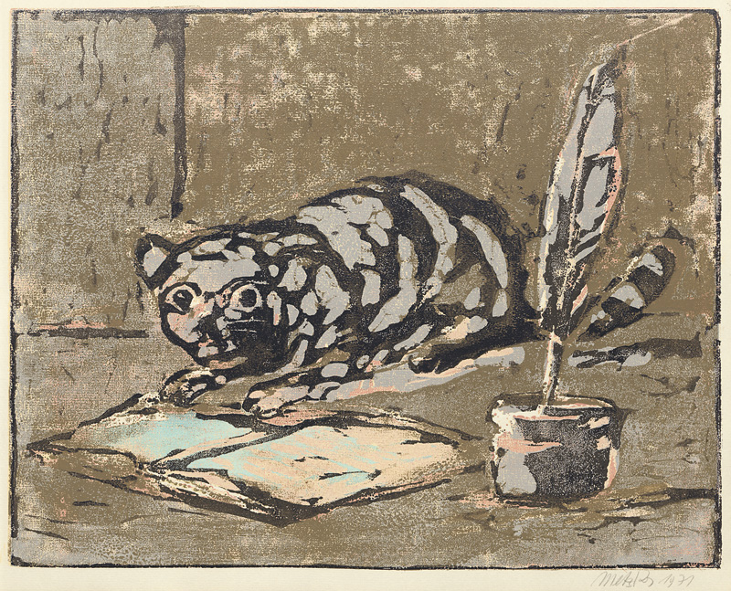 Lot 3231, Auction 127, Metzkes, Harald, Holzschnitte zu E. T. A. Hoffmanns Kater Murr