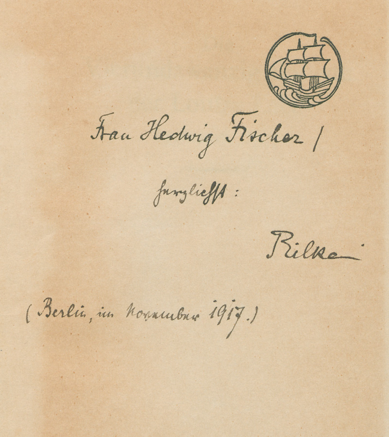 Lot 3289, Auction 127, Rilke, Rainer Maria, Die Vierundzwanzig Sonette der Louize Labé