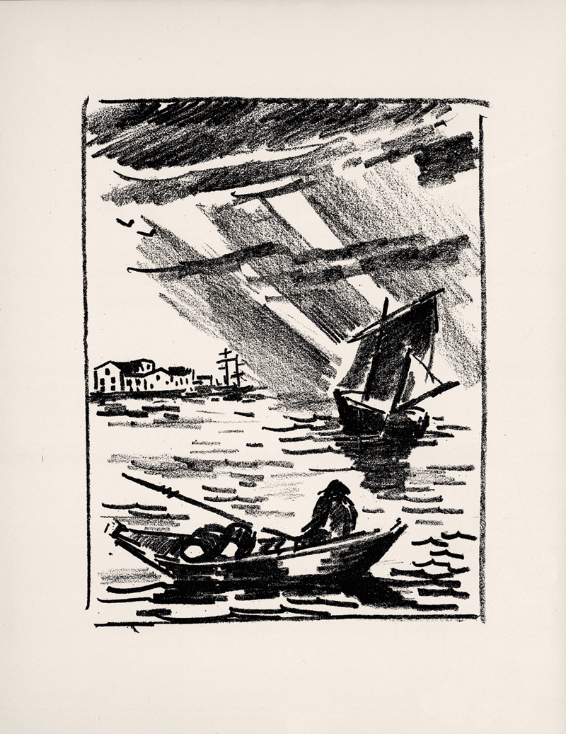 Lot 3343, Auction 127, Duhamel, Georges und Vlaminck, Maurice de - Illustr., Trois journées de la tribu