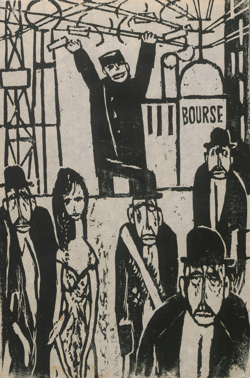 Lot 3366, Auction 127, Wyss, Robert-Charles, Histoire du Soldat. 13 Images. 14 signierte und datierte Original-Holzschnitte