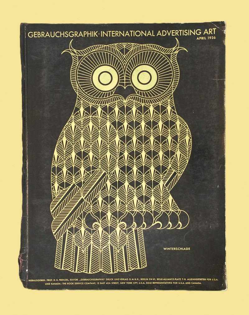 Lot 3373, Auction 127, Gebrauchsgraphik, Vol. XIII, No. 4 (mit Ausstellungsprospekt von H. Bayer)