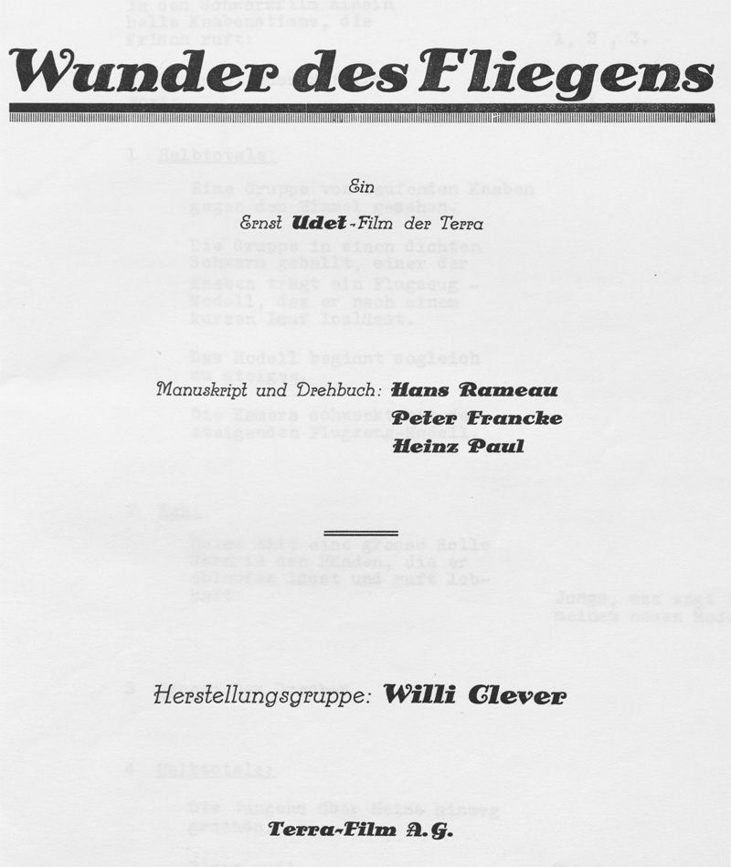 Lot 3404, Auction 127, Rameau, Hans, Wunder des Fliegens