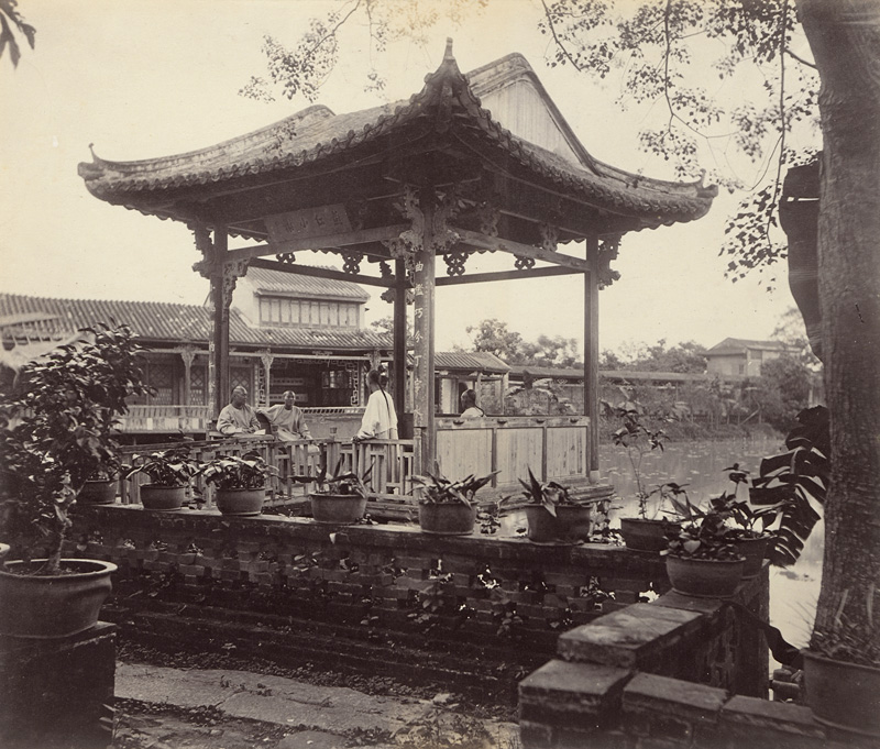 Lot 4046, Auction  127, China, Pavilion in Pun-Ting-Qua's Garden, Canton