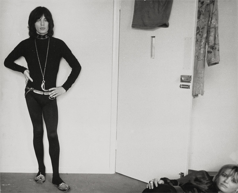 Lot 4136, Auction 127, Beaton, Cecil, Mick Jagger with Anita Pallenberg iin the film "Performance"