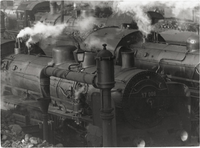 Lot 4315, Auction 127, Wolff, Dr. Paul, Locomotives at Frankfurt main train station