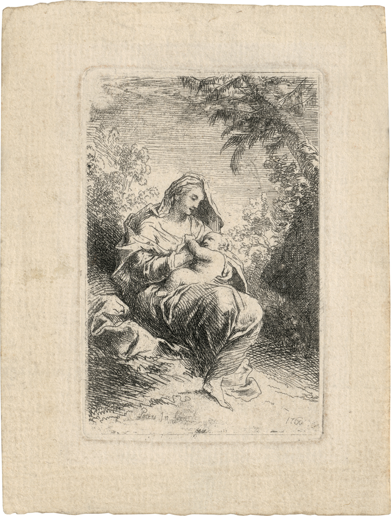 Lot 5288, Auction 127, Peters, Johann Anton de, Die Madonna mit Kind