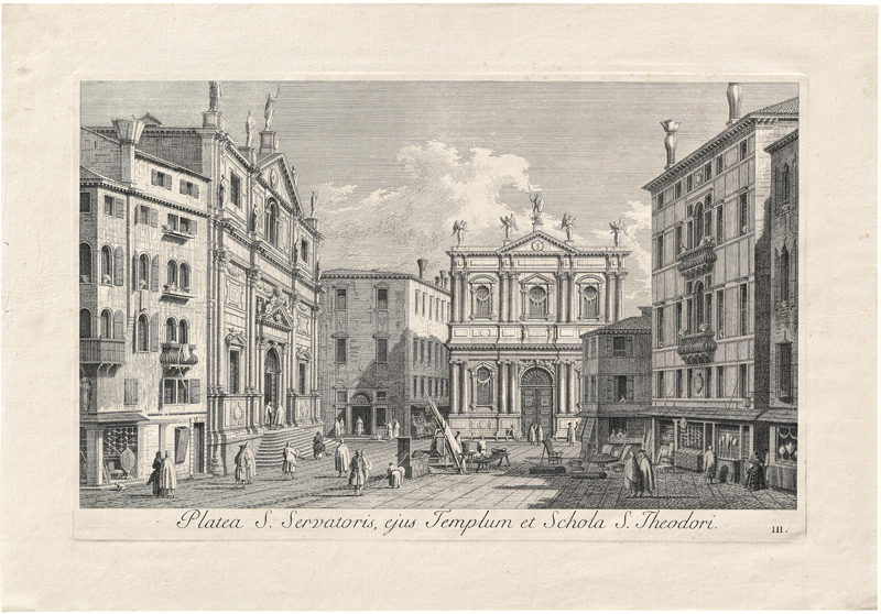 Lot 5318, Auction  127, Visentini, Antonio, Campo di San Salvatore e Scuola di San Teodoro