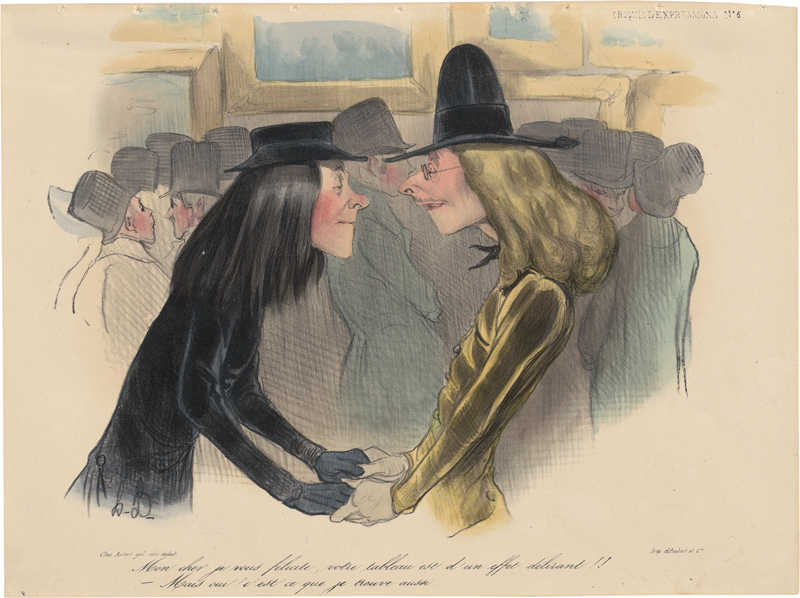 Lot 5337, Auction 127, Daumier, Honoré, Mon cher, je vous félicite...