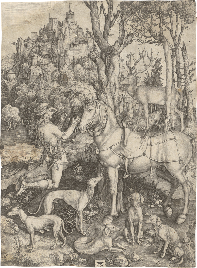 Lot 5483, Auction 127, Dürer, Albrecht, Der hl. Hubertus, auch Eustachius genannt