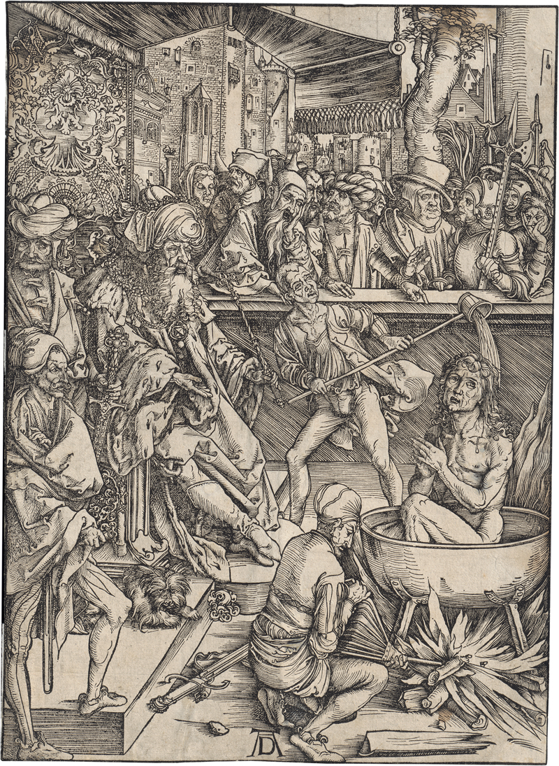 Lot 5495, Auction 127, Dürer, Albrecht, Marter des Evangelisten Johannes.