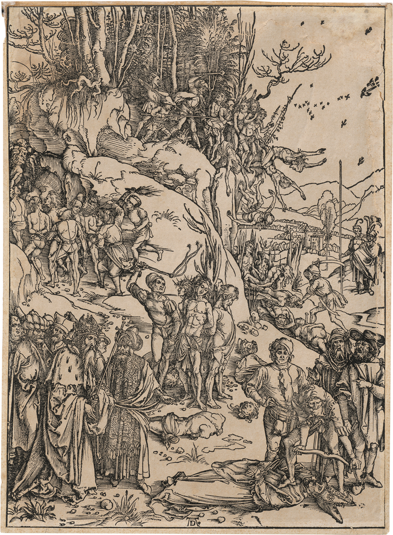Lot 5497, Auction 127, Dürer, Albrecht, Marter der Zehntausend von Nikomedien