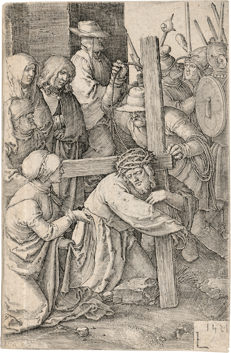 Lot 5570, Auction 127, Leyden, Lucas van, Die Kreuztragung