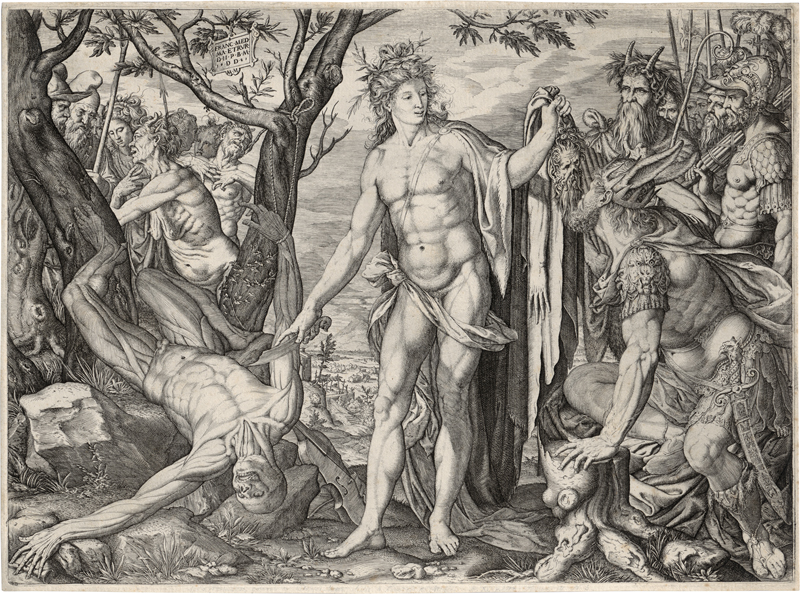 Lot 5580, Auction 127, Meier, Melchior, Die Schindung des Marsyas
