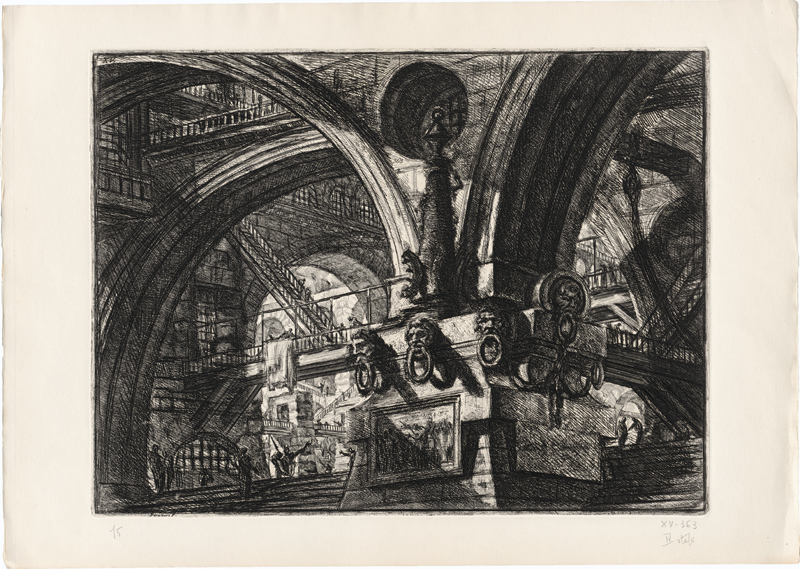 Lot 5597, Auction 127, Piranesi, Giovanni Battista, Der Pfeiler mit der Lampe