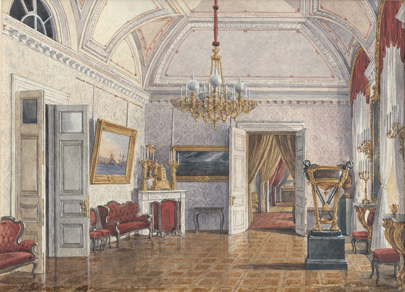 Lot 6642, Auction  127, Lwow, Fedor Fedorovitch, Salon in der III. Privatwohnung im Winterpalast in St. Petersburg