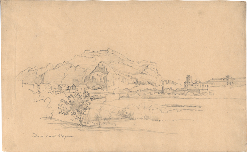 Lot 6658, Auction 127, Pose, Eduard Wilhelm, Blick auf den Monte Pellegrino bei Palermo