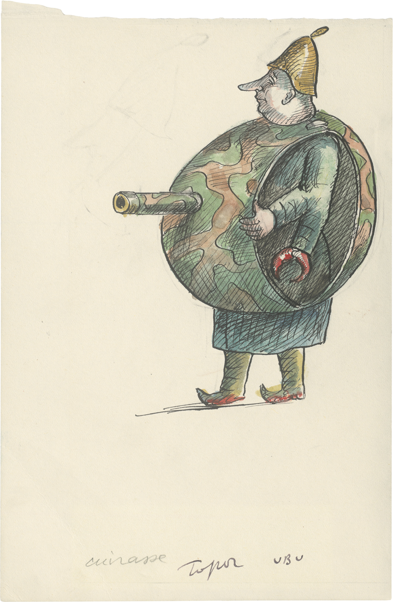 Lot 7210, Auction 127, Topor, Roland, UBU, cuirasse